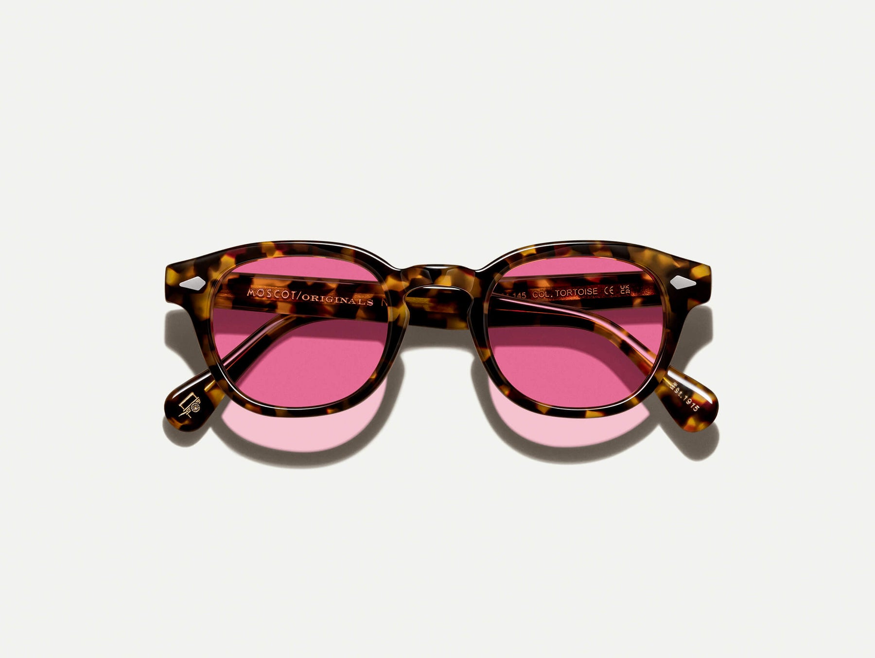 The LEMTOSH in Tortoise with ROSE+ Tint