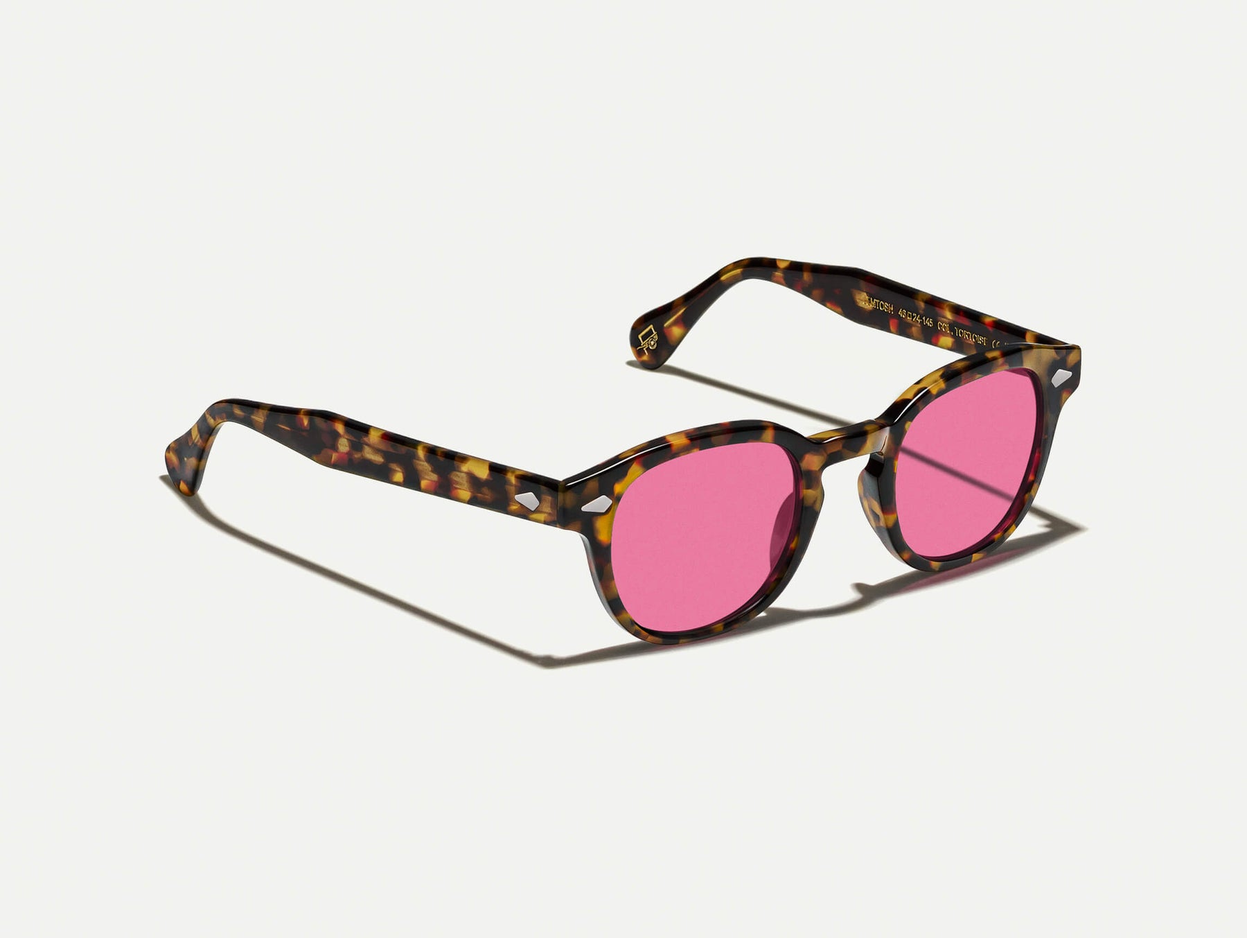 The LEMTOSH in Tortoise with ROSE+ Tint