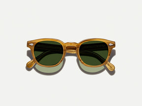 #color_blonde | The LEMTOSH SUN in Blonde with Calibar Green Glass Lenses