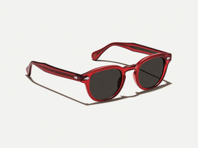 #color_ruby | The LEMTOSH SUN in Ruby with Grey Glass Lenses