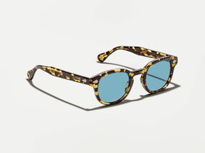 #color_tokyo tortoise | The LEMTOSH SUN in Tokyo Tortoise with Mineral Blue Glass Lenses