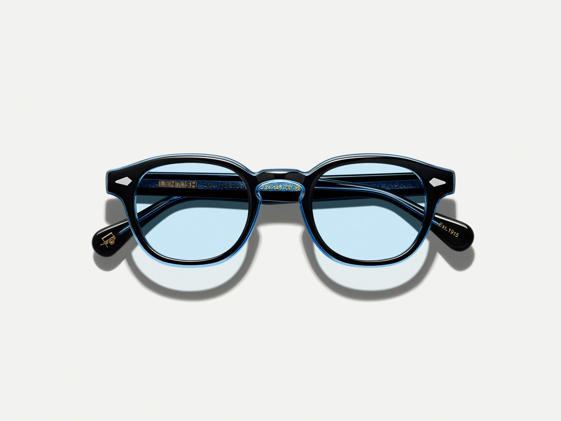 The LEMTOSH 110 in 110 Blue with Bel Air Blue Tinted Lenses