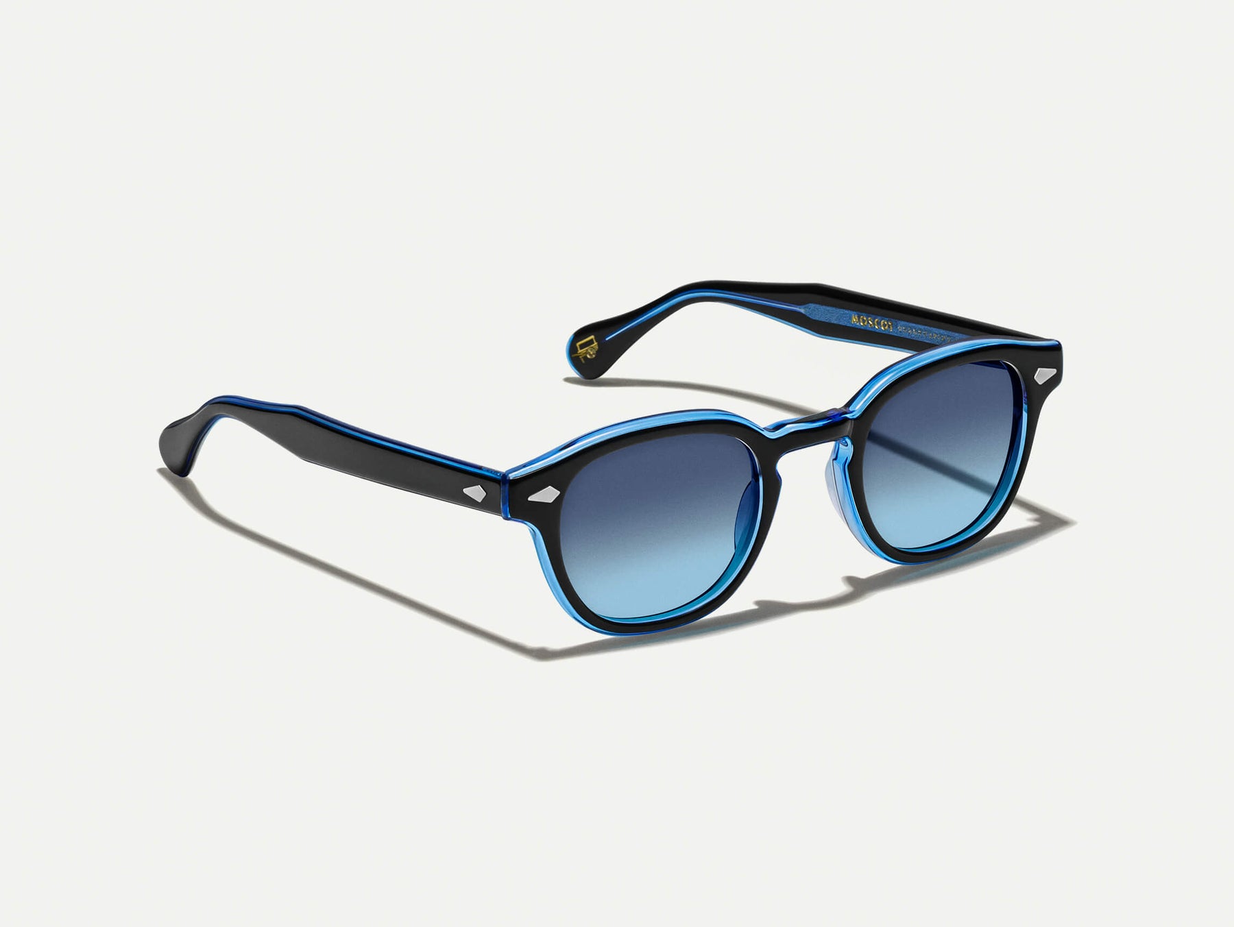 The LEMTOSH 110 in 110 Blue with Denim Blue Tinted Lenses