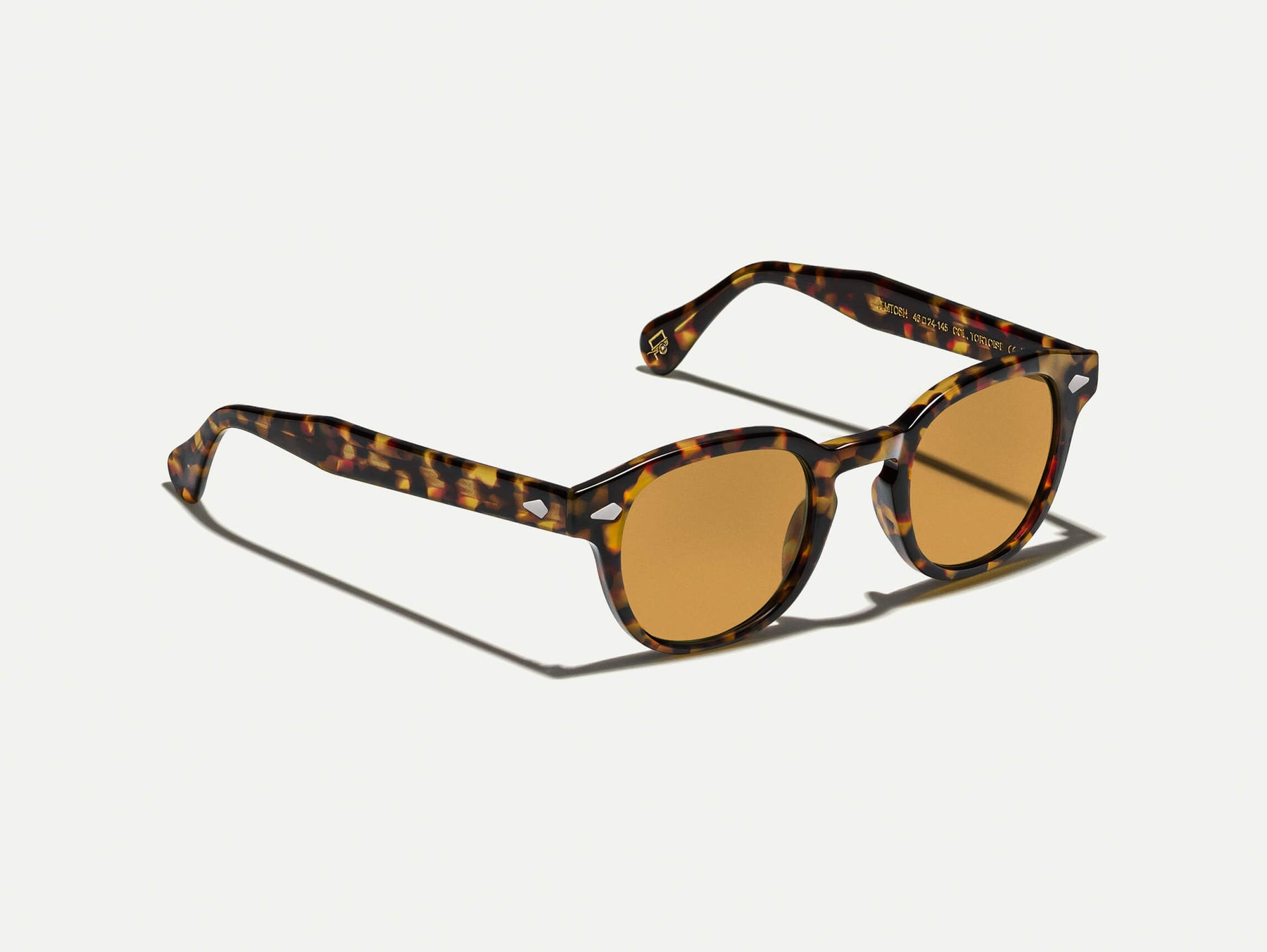 The LEMTOSH Tortoise with Amber Tinted Lenses