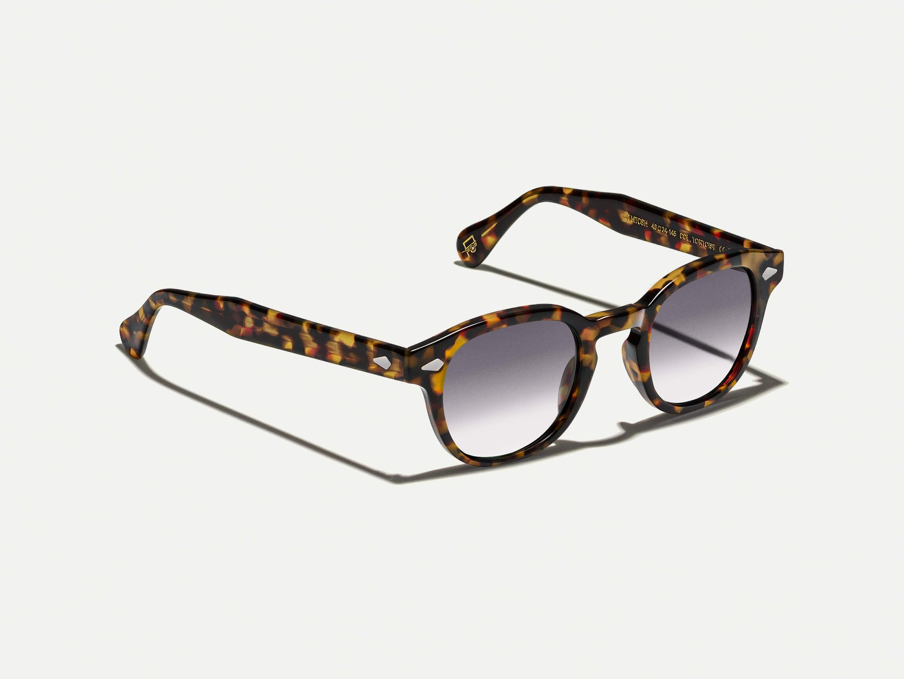 The LEMTOSH Tortoise with American Grey Fade Tinted Lenses