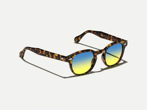 #color_aqua sunrise | The LEMTOSH Tortoise with Aqua Sunrise Tinted Lenses