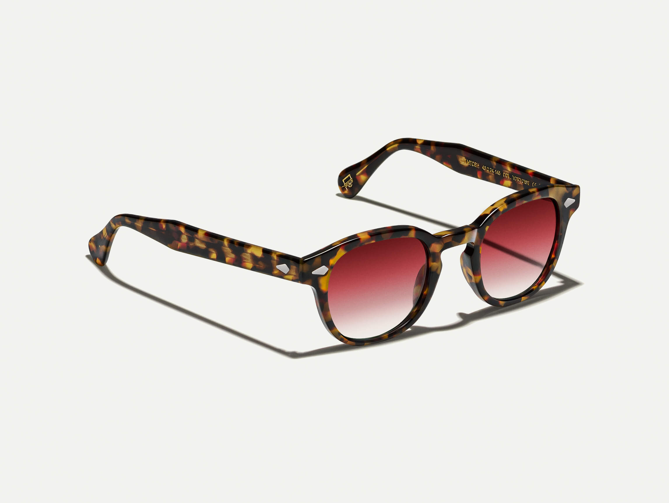 The LEMTOSH Tortoise with Big Apple Fade Tinted Lenses
