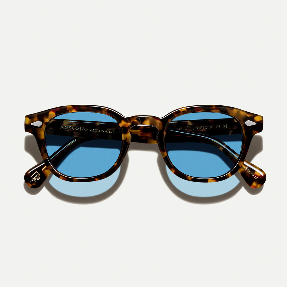 #color_celebrity blue | The LEMTOSH Tortoise with Celebrity Blue Tinted Lenses