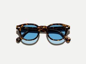 #color_celebrity blue | The LEMTOSH Tortoise with Celebrity Blue Tinted Lenses