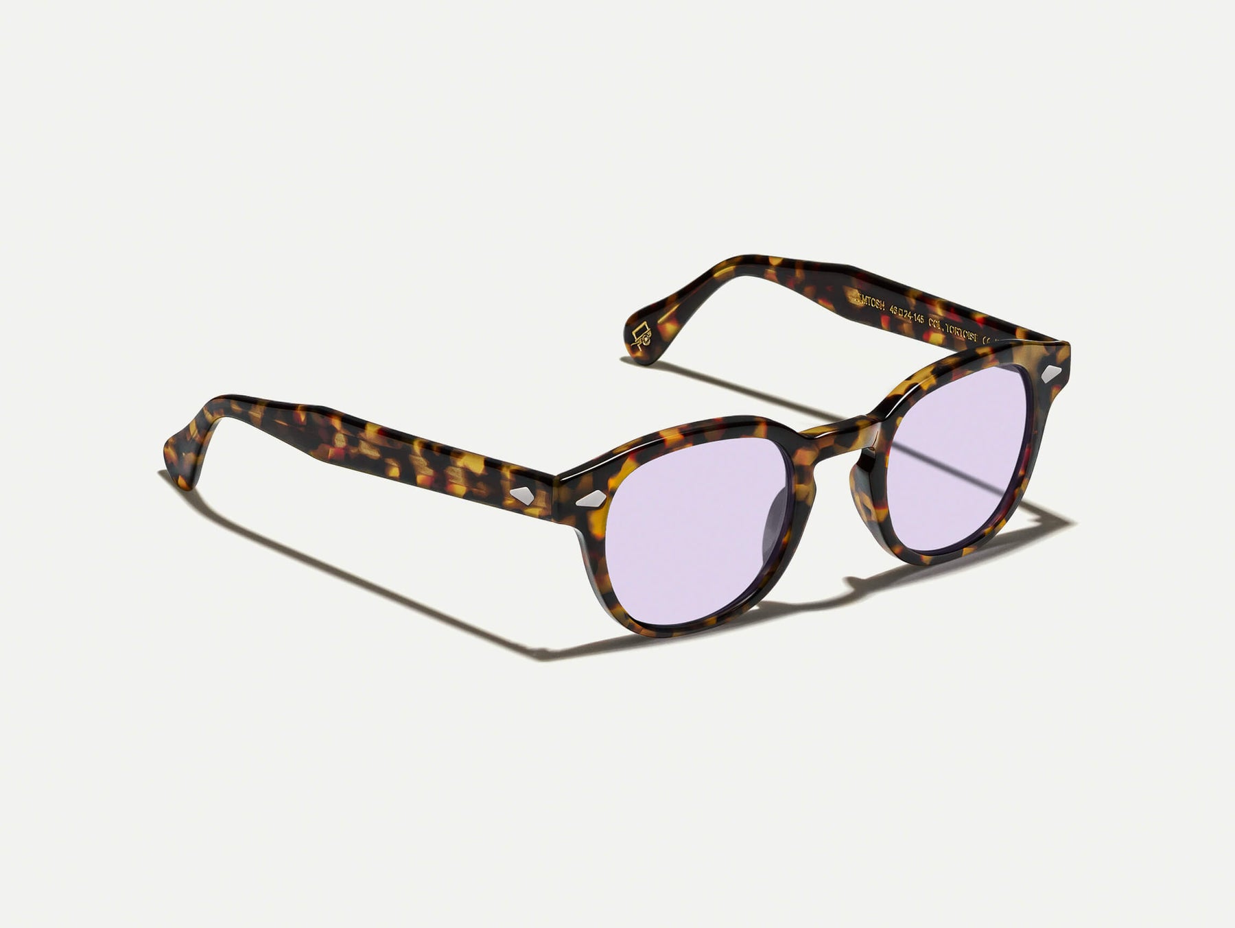 The LEMTOSH Tortoise with Lavender Tinted Lenses