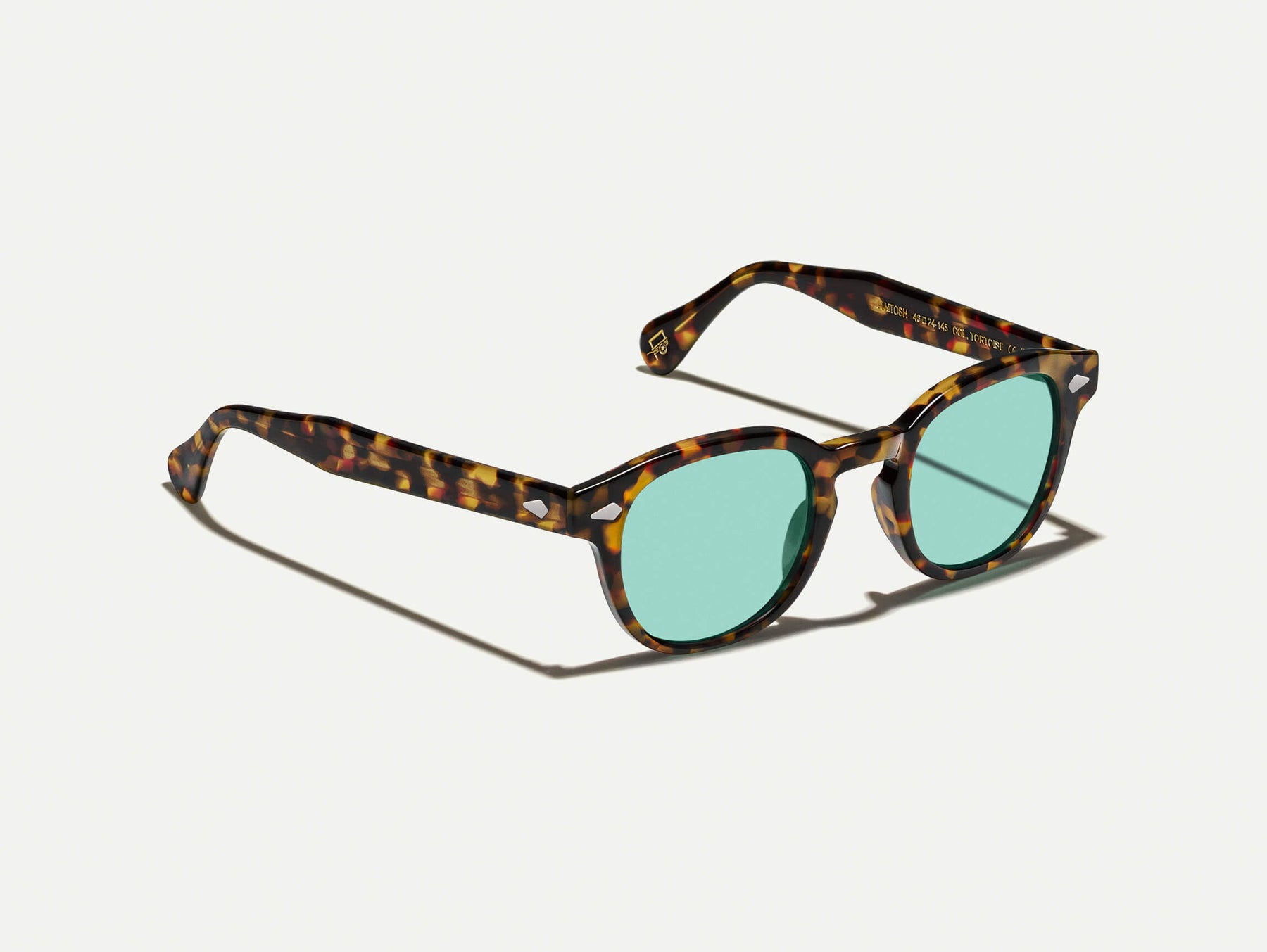 The LEMTOSH Tortoise with Turquoise Tinted Lenses