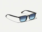 The LIKTIG SUN in Black with Denim Blue Tinted Lenses