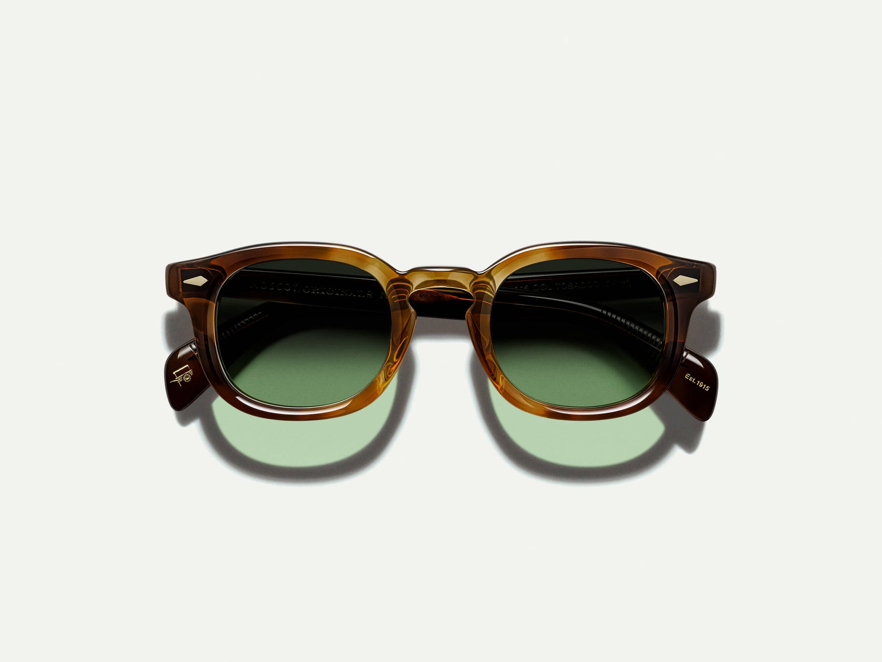 The MEKLER SUN in Tobacco with Forest Wood Tinted Lenses