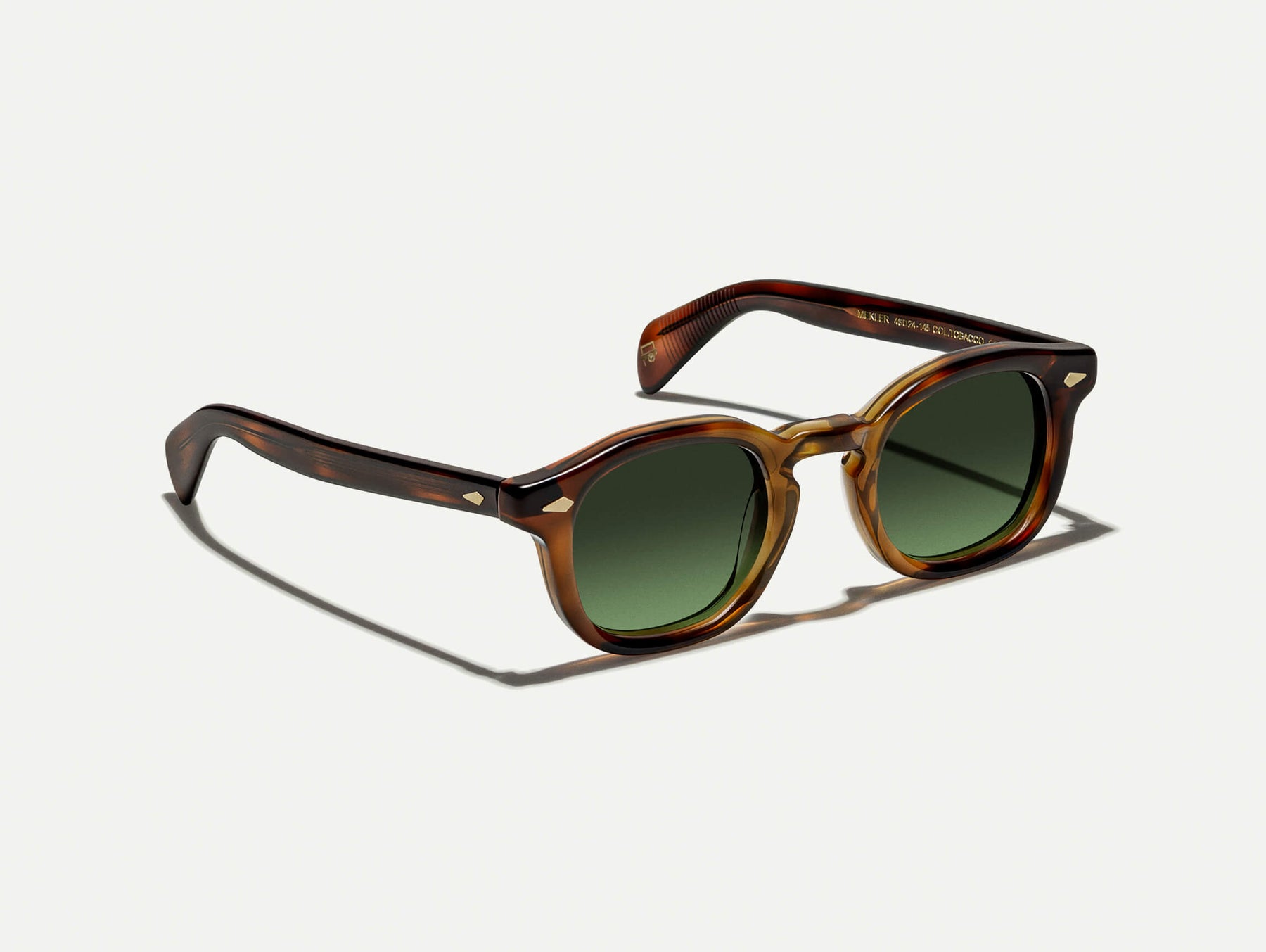 The MEKLER SUN in Tobacco with Forest Wood Tinted Lenses