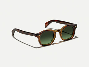 #color_tobacco | The MEKLER SUN in Tobacco with Forest Wood Tinted Lenses