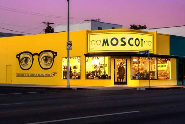 The MOSCOT Melrose Shop exterior