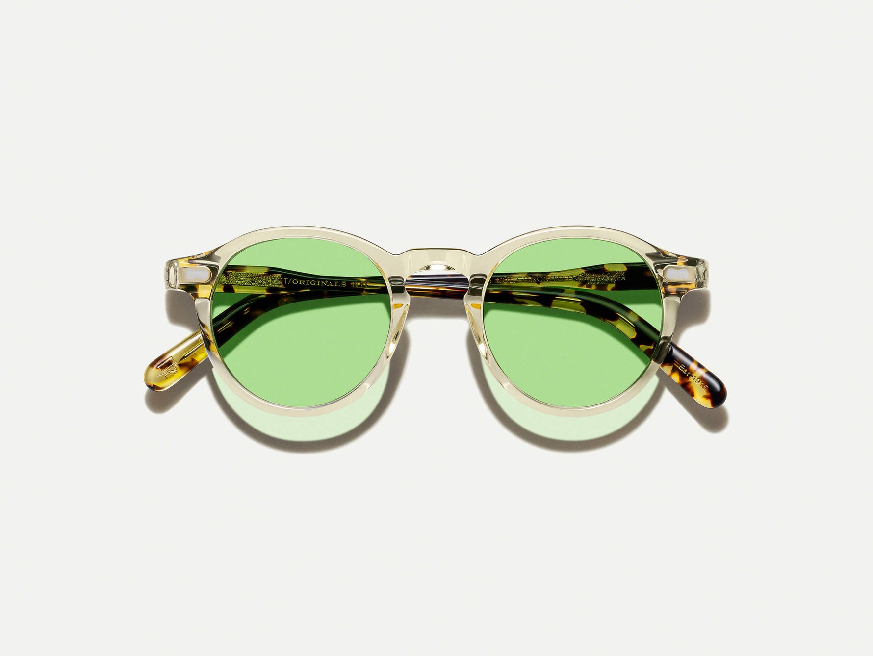نظارة MILTZEN بلون Citron/Tortoise مع عدسات GREEN+