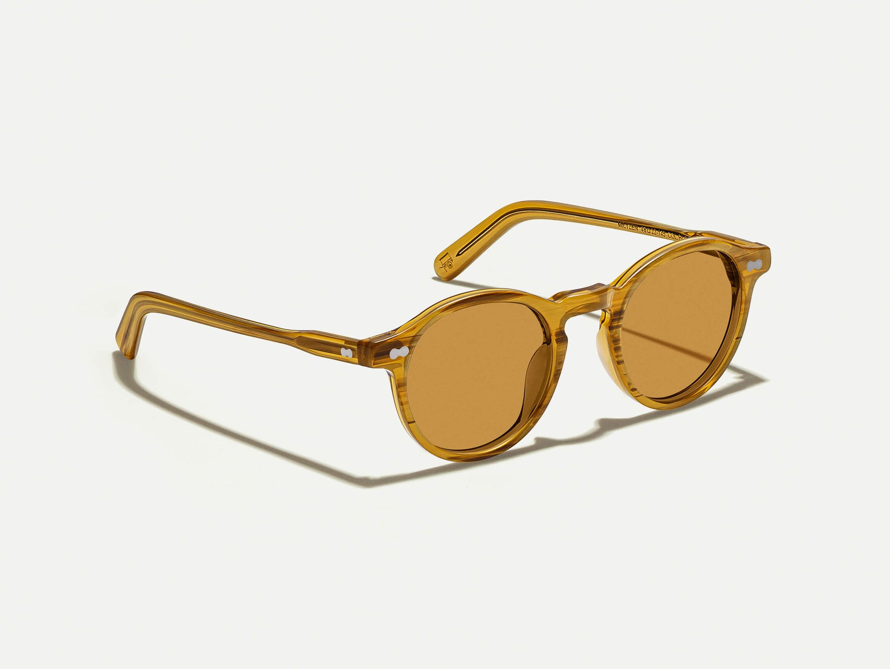 The MILTZEN in Blonde with Amber Tinted Lenses