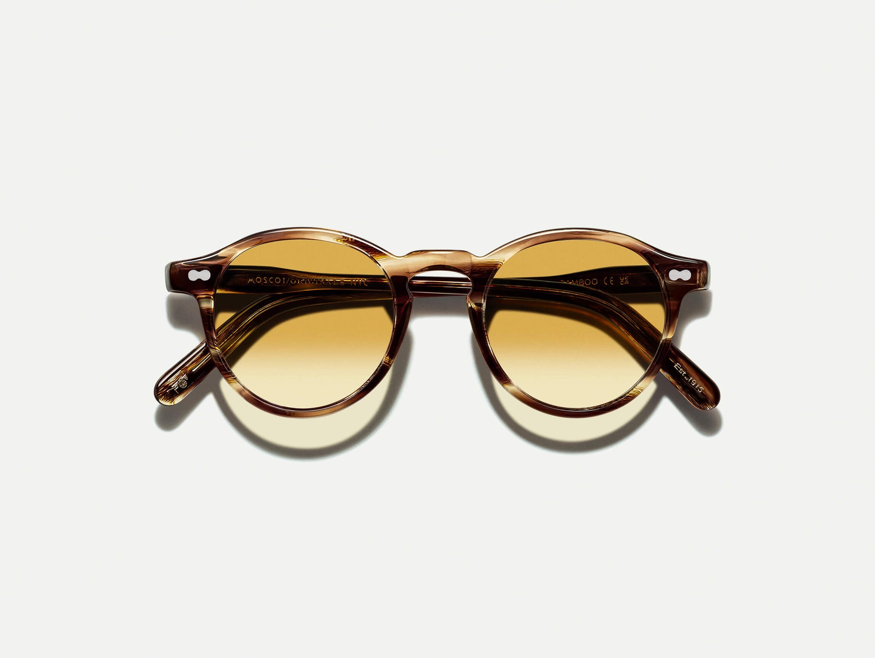 The MILTZEN in Bamboo with Chestnut Fade Tinted Lenses