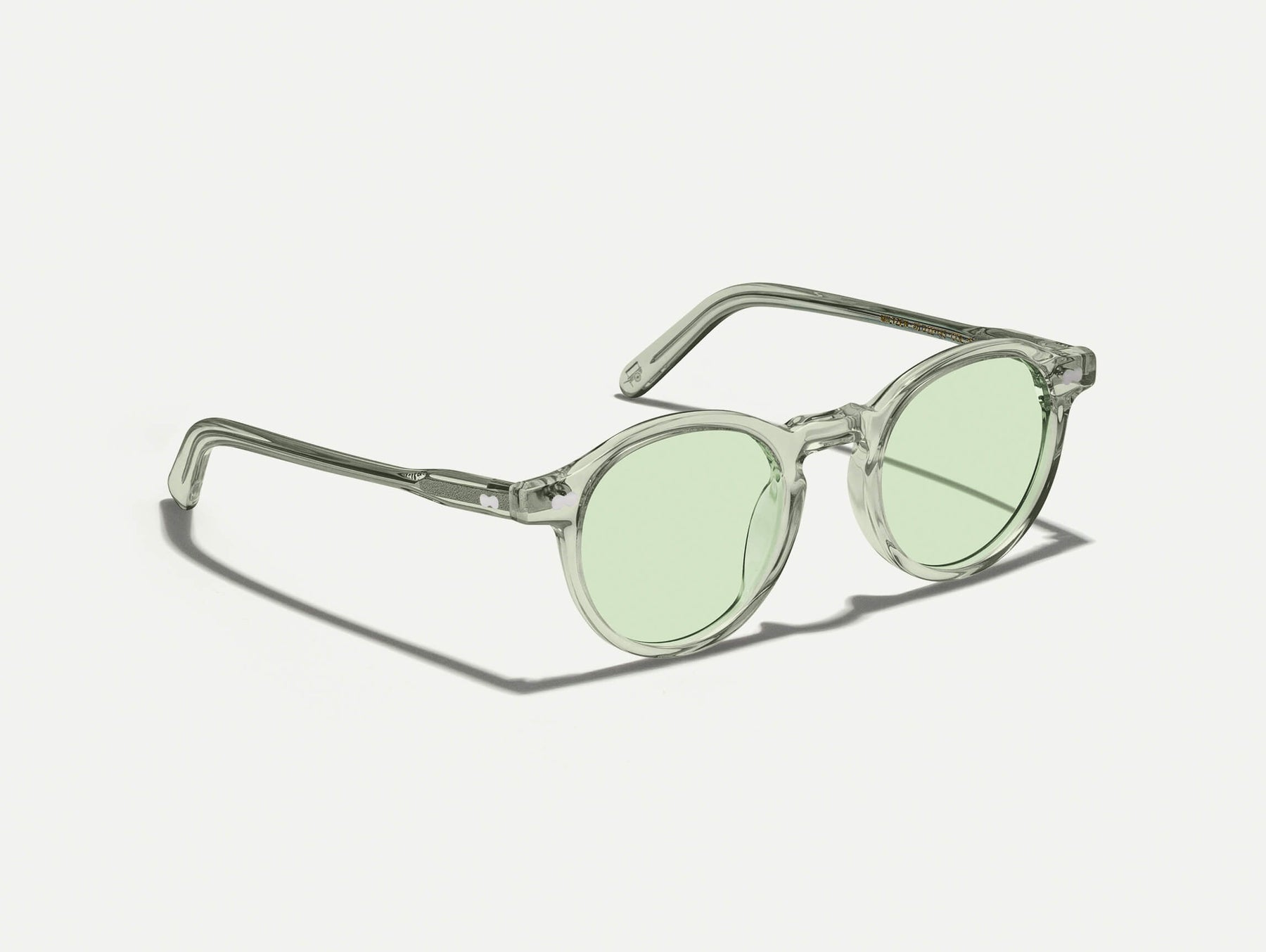 The MILTZEN in Sage with Limelight Tinted Lenses