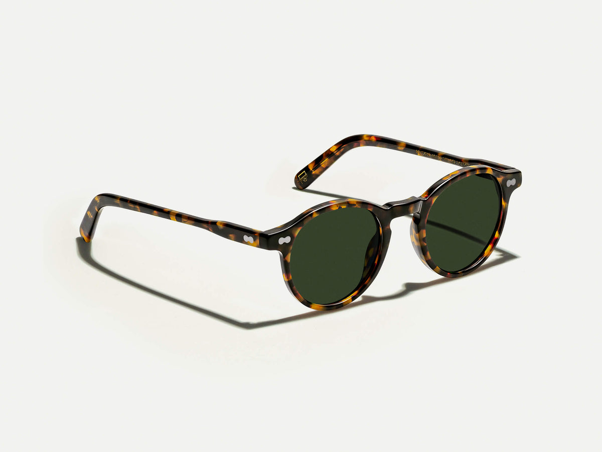 Der MILTZEN in Tortoise mit G-15-Glaslinsen