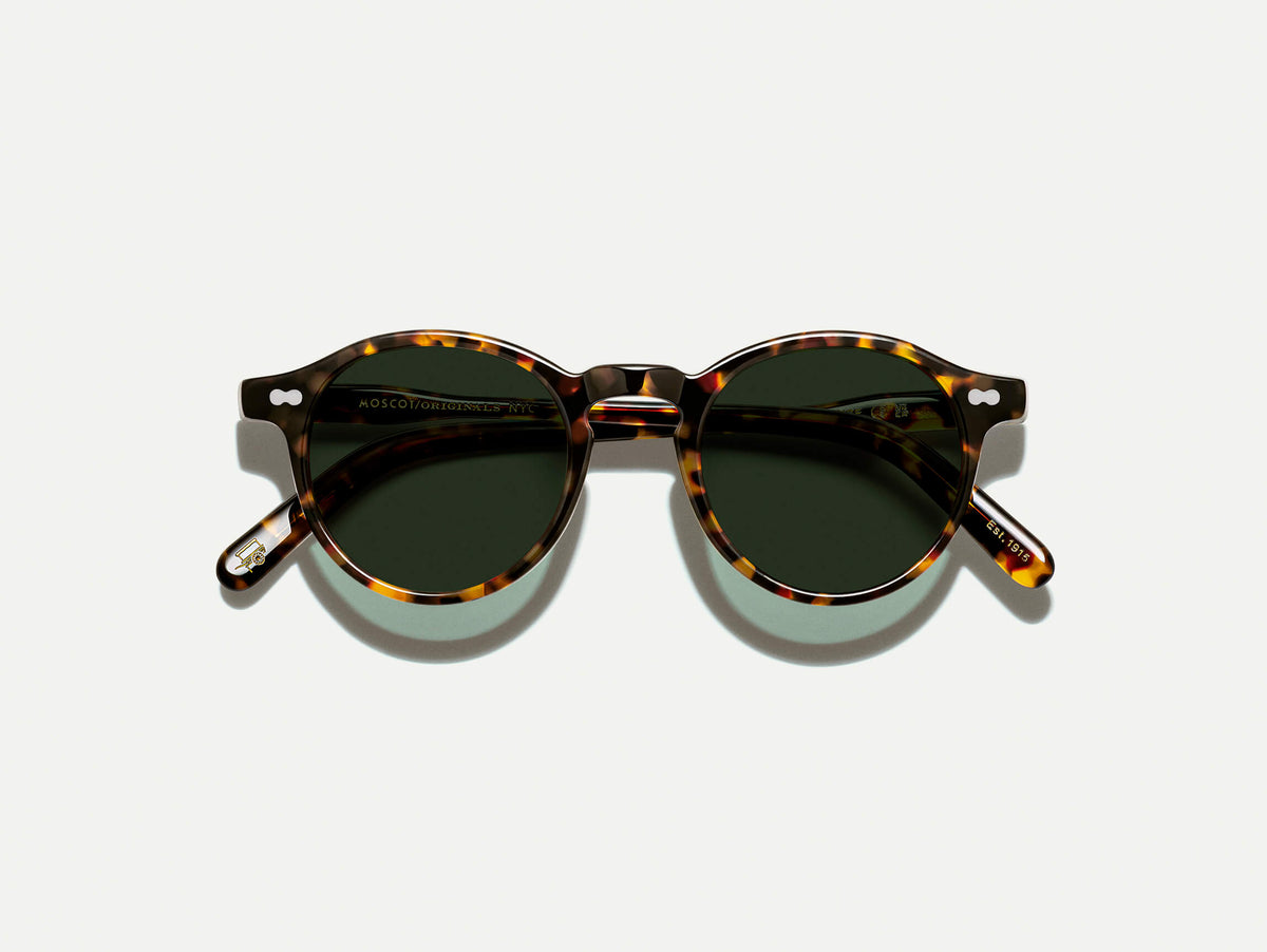 Der MILTZEN in Tortoise mit G-15-Glaslinsen