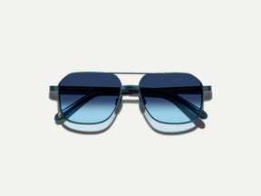 #color_navy | The MINGLE SUN in Navy with Denim Blue Tinted Lenses