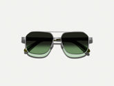 #color_silver | The MINGLE SUN in Silver with Forest Wood Tinted Lenses