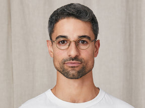 Model is wearing The MOYEL in size 44 in Antique Gold