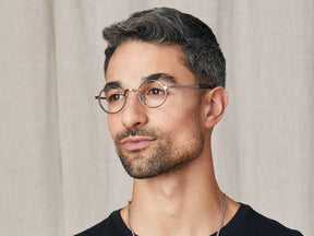 Model is wearing The MOYEL in size 44 in Silver