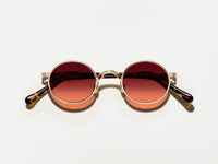 #color_gold with cabernet lens | The MOYEL in Gold with Cabernet Tinted Lenses