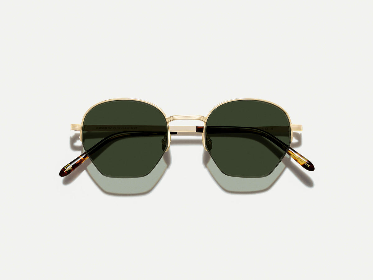 #color_gold with amber lens | The PLOTZ SUN in Gold with Amber Tinted Lenses