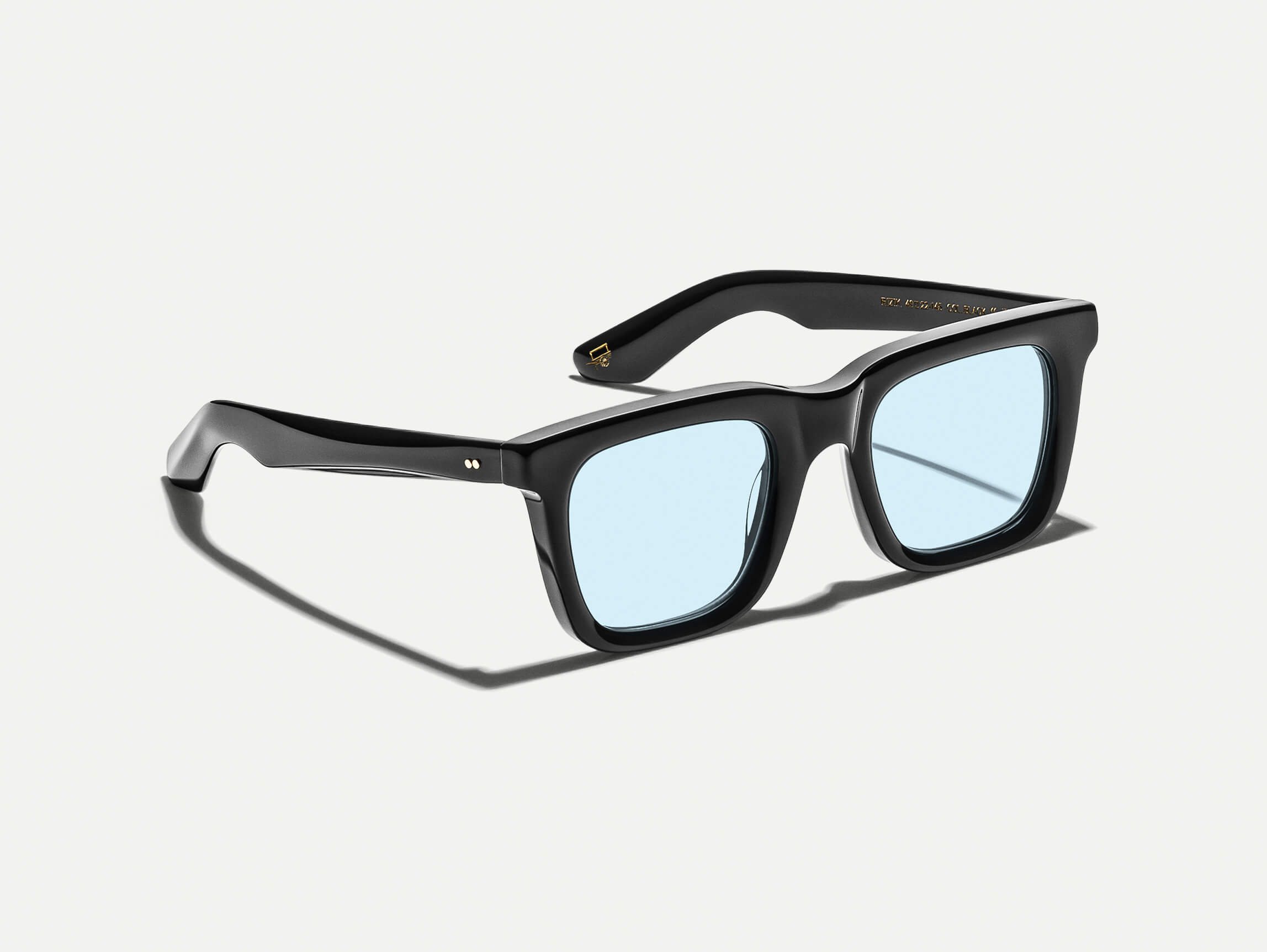 #color_bel air blue | The RIZIK Black with Bel Air Blue Tinted Lenses