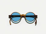 The SCOOCH SUN in Tobacco with Celebrity Blue Tinted Lenses
