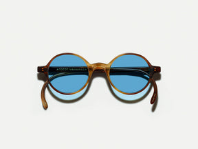 #color_tobacco | The SCOOCH SUN in Tobacco with Celebrity Blue Tinted Lenses