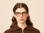 Model is wearing The SHANEKITE in size 49 in Tobacco