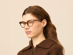 Model is wearing The SHANEKITE in size 49 in Cognac