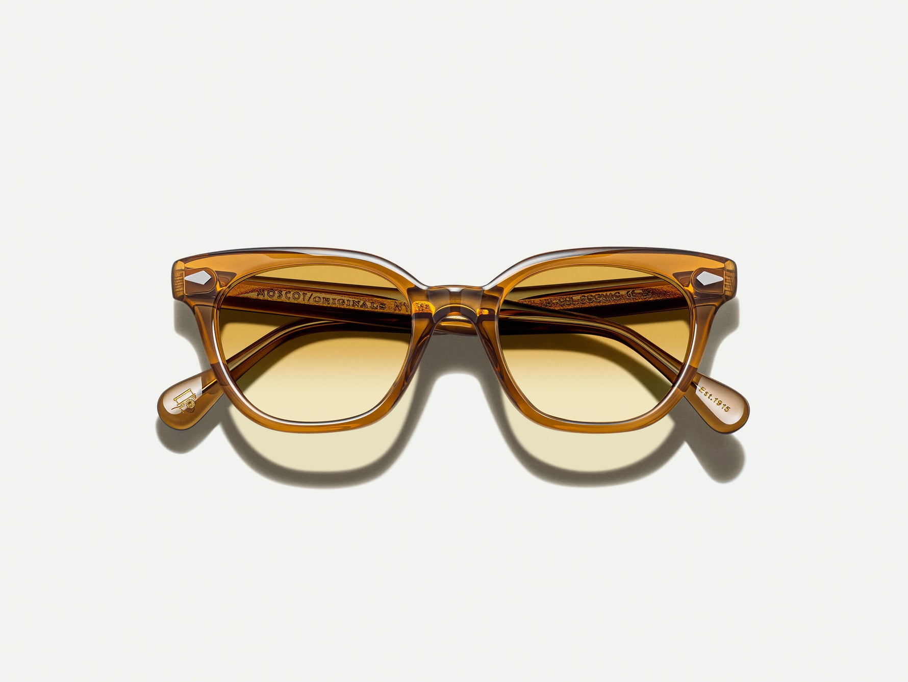 The SHANEKITE SUN in Cognac with Chestnut Fade Tinted Lenses