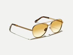 #color_chestnut fade | The SHAV SUN in Gold with Chestnut Fade Tinted Lenses