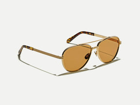 #color_amber| The SHAV SUN in Gold with Amber Tinted Lenses