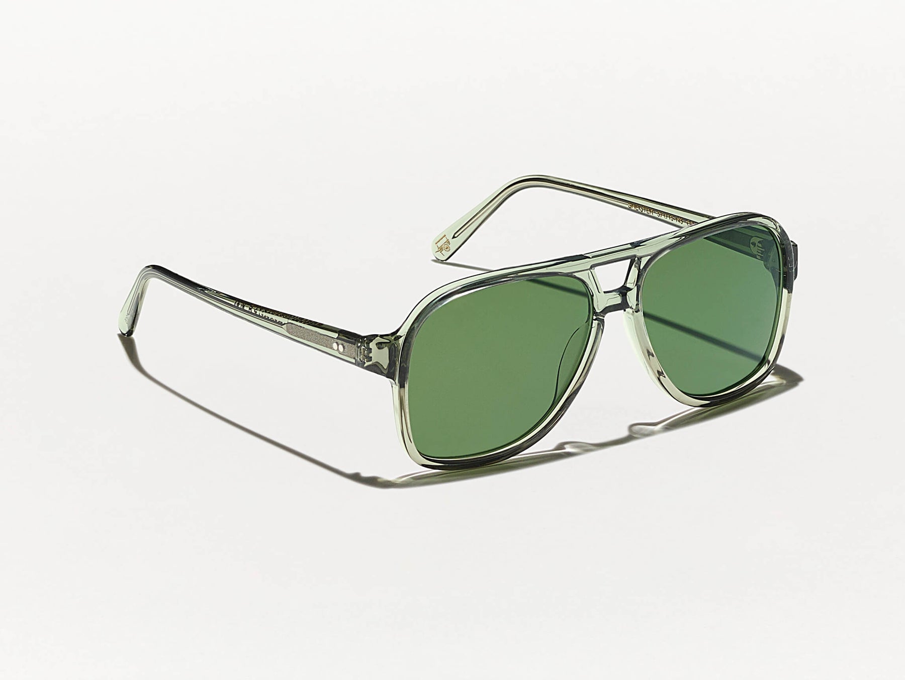 The SHEISTER SUN in Sage with CR-39 Green Lenses