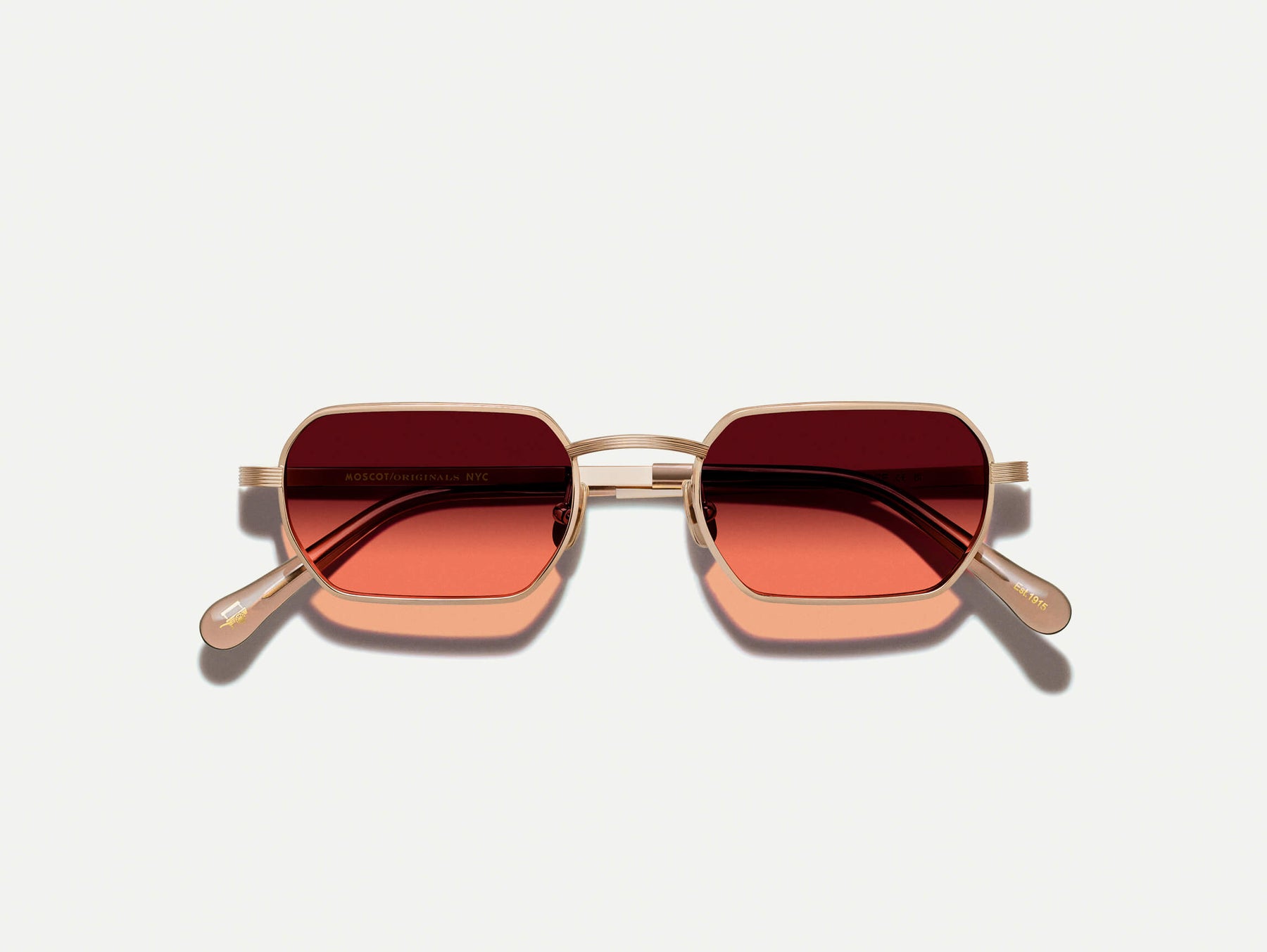 The SHMOOZ SUN in Rose with Cabernet Tinted Lenses