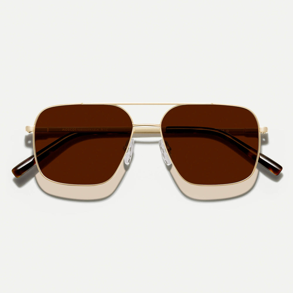 #color_gold | The SHTARKER SUN in Gold with Cosmitan Brown Lenses