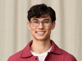 Model is wearing The SPILKES in size 45 in Light Grey