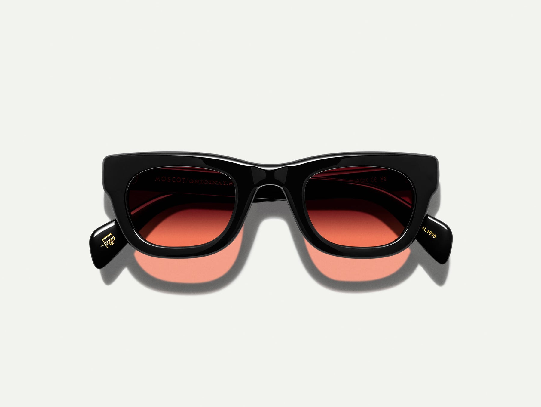 The SPILKES SUN in Black with Cabernet Tinted Lenses