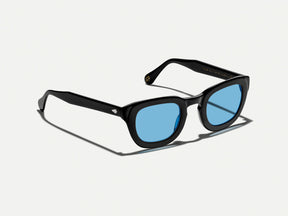 #color_celebrity blue | The TELENA in Black with Celebrity Blue Tinted Lenses