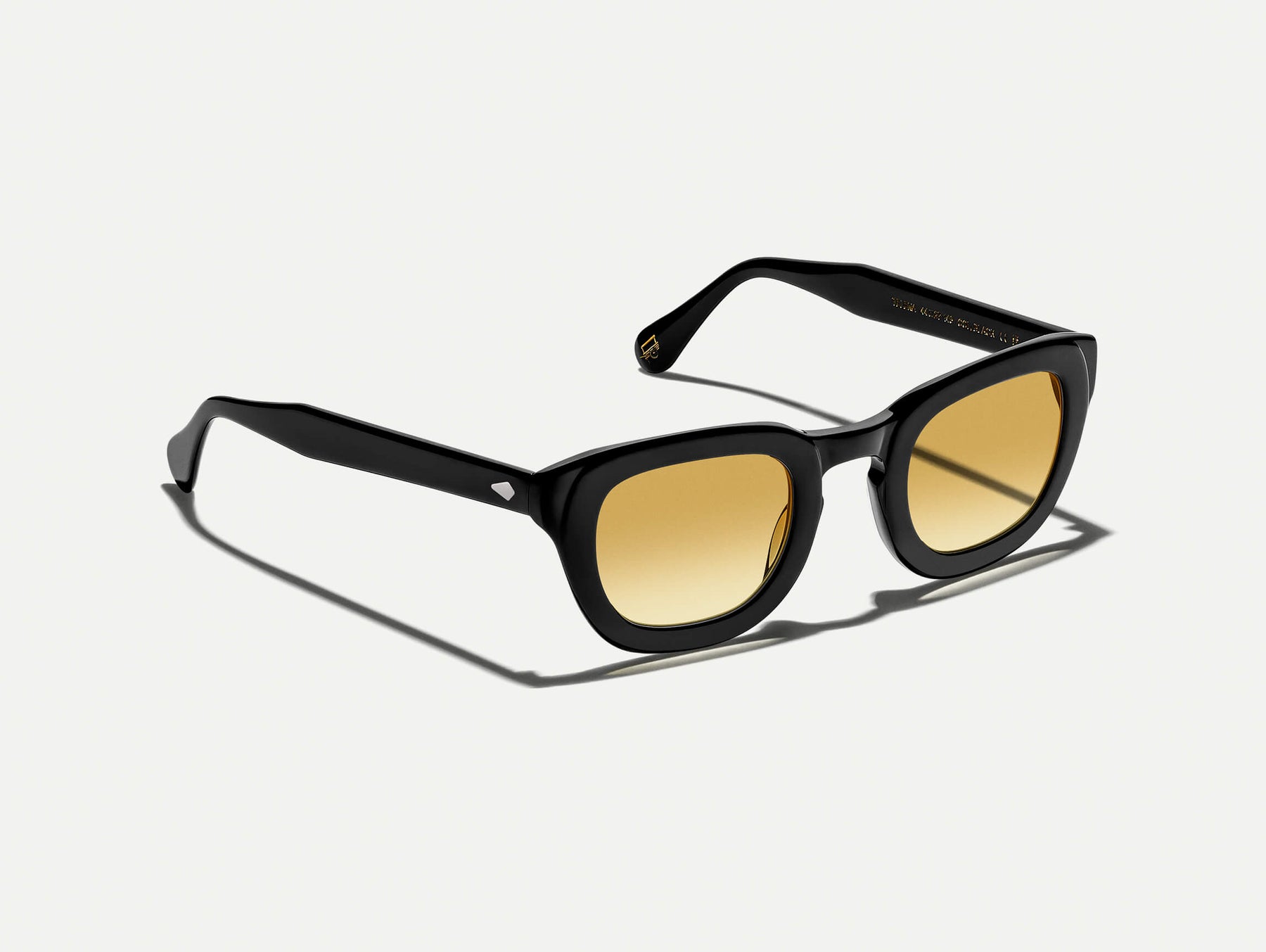 The TELENA in Black with Chestnut Fade Tinted Lenses