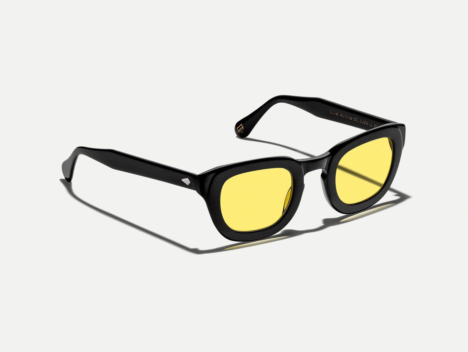 The TELENA in Black with Mellow Yellow Tinted Lenses