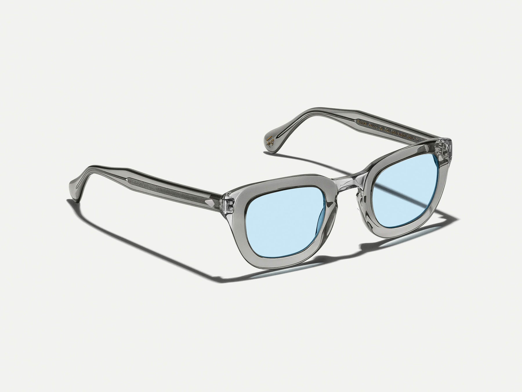 The TELENA in Grey/Light Grey with Bel Air Blue Tinted Lenses