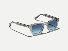#color_denim blue | The TELENA in Grey/Light Grey with Denim Blue Tinted Lenses